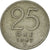 Moneda, Suecia, Gustaf V, 25 Öre, 1947, MBC, Plata, KM:816