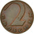 Moneta, Austria, 2 Groschen, 1929, BB, Bronzo, KM:2837