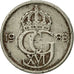 Coin, Sweden, Carl XVI Gustaf, 10 Öre, 1983, EF(40-45), Copper-nickel, KM:850