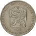 Moneda, Checoslovaquia, 2 Koruny, 1975, MBC, Cobre - níquel, KM:75