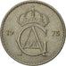 Monnaie, Suède, Gustaf VI, 50 Öre, 1973, TTB+, Copper-nickel, KM:837