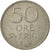 Moneda, Suecia, Gustaf VI, 50 Öre, 1968, MBC, Cobre - níquel, KM:837