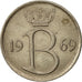 Munten, België, 25 Centimes, 1969, Brussels, ZF, Copper-nickel, KM:154.1