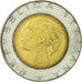 Monnaie, Italie, 500 Lire, 1991, Rome, TTB+, Bi-Metallic, KM:111