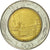 Coin, Italy, 500 Lire, 1991, Rome, AU(50-53), Bi-Metallic, KM:111