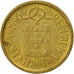 Moneda, Portugal, 5 Escudos, 1990, MBC, Níquel - latón, KM:632
