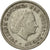 Coin, Netherlands, Juliana, 10 Cents, 1951, AU(50-53), Nickel, KM:182