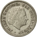 Coin, Netherlands, Juliana, 10 Cents, 1951, AU(50-53), Nickel, KM:182