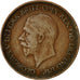 Coin, Great Britain, George V, 1/2 Penny, 1931, VF(30-35), Bronze, KM:837