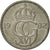 Moneda, Suecia, Carl XVI Gustaf, 50 Öre, 1982, MBC, Cobre - níquel, KM:855