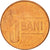 Coin, Romania, 5 Bani, 2008, Bucharest, EF(40-45), Copper Plated Steel, KM:190