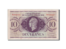 French Equatorial Africa, 10 Francs, 1944, KM #16b, EF(40-45), FS686249