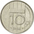 Munten, Nederland, Beatrix, 10 Cents, 1986, ZF, Nickel, KM:203
