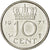 Coin, Netherlands, Juliana, 10 Cents, 1971, EF(40-45), Nickel, KM:182