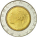 Monnaie, Italie, 500 Lire, 1989, Rome, TTB+, Bi-Metallic, KM:111