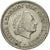 Monnaie, Pays-Bas, Juliana, 25 Cents, 1963, TTB, Nickel, KM:183