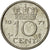 Coin, Netherlands, Juliana, 10 Cents, 1971, AU(50-53), Nickel, KM:182