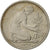 Coin, GERMANY - FEDERAL REPUBLIC, 50 Pfennig, 1974, Stuttgart, EF(40-45)