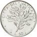 Moneda, CIUDAD DEL VATICANO, Paul VI, 50 Lire, 1975, Roma, SC, Acero inoxidable