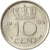 Coin, Netherlands, Juliana, 10 Cents, 1964, AU(50-53), Nickel, KM:182