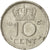 Coin, Netherlands, Juliana, 10 Cents, 1962, AU(50-53), Nickel, KM:182