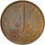 Monnaie, Pays-Bas, Juliana, Cent, 1974, TTB, Bronze, KM:180