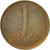 Munten, Nederland, Juliana, Cent, 1971, ZF, Bronze, KM:180