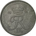 Coin, Denmark, Frederik IX, 5 Öre, 1958, Copenhagen, VF(20-25), Zinc, KM:843.2