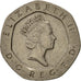 Moneta, Wielka Brytania, Elizabeth II, 20 Pence, 1995, EF(40-45), Miedź-Nikiel