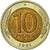 Coin, Russia, 10 Roubles, 1991, Saint-Petersburg, EF(40-45), Bi-Metallic, KM:295