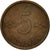 Coin, Finland, 5 Pennia, 1973, EF(40-45), Copper, KM:45