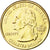 Moneda, Estados Unidos, Quarter, 2000, U.S. Mint, EBC+, Gold plated