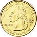 Münze, Vereinigte Staaten, Quarter, 2000, U.S. Mint, VZ+, Gold plated