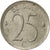 Moneta, Belgia, 25 Centimes, 1964, Brussels, EF(40-45), Miedź-Nikiel, KM:153.1
