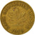 République fédérale allemande, 10 Pfennig, 1949, Stuttgart, TTB, Brass Clad