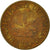 République fédérale allemande, 10 Pfennig, 1950, Hambourg, TB+, Brass Clad