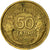 France, Morlon, 50 Centimes, 1936, Paris, EF(40-45), Aluminum-Bronze, KM:894.1