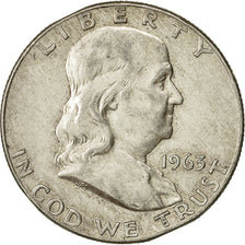 Moneta, USA, Franklin Half Dollar, Half Dollar, 1963, U.S. Mint, Denver