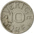 Coin, Sweden, Carl XVI Gustaf, 10 Öre, 1985, EF(40-45), Copper-nickel, KM:850