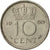 Coin, Netherlands, Juliana, 10 Cents, 1960, EF(40-45), Nickel, KM:182