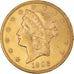 Coin, United States, $20, Double Eagle, 1906, Philadelphia, MS(60-62), Gold