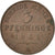Moneta, Stati tedeschi, PRUSSIA, Wilhelm I, 3 Pfennig, 1861, Berlin, BB, Rame