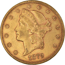 Munten, Verenigde Staten, Liberty Head, $20, Double Eagle, 1879, U.S. Mint, San