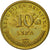 Moneta, Croazia, 10 Lipa, 2007, BB, Acciaio placcato ottone, KM:6