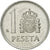 Moneda, España, Juan Carlos I, Peseta, 1987, MBC+, Aluminio, KM:821