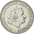 Coin, Netherlands, Juliana, 2-1/2 Gulden, 1960, EF(40-45), Silver, KM:185