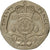 Münze, Großbritannien, Elizabeth II, 20 Pence, 1989, SS+, Copper-nickel