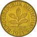 Monnaie, République fédérale allemande, 10 Pfennig, 1981, Munich, TTB, Brass