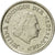 Coin, Netherlands, Juliana, 25 Cents, 1980, AU(50-53), Nickel, KM:183