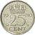 Coin, Netherlands, Juliana, 25 Cents, 1980, AU(50-53), Nickel, KM:183